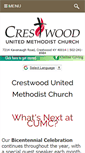 Mobile Screenshot of crestwoodmethodist.com